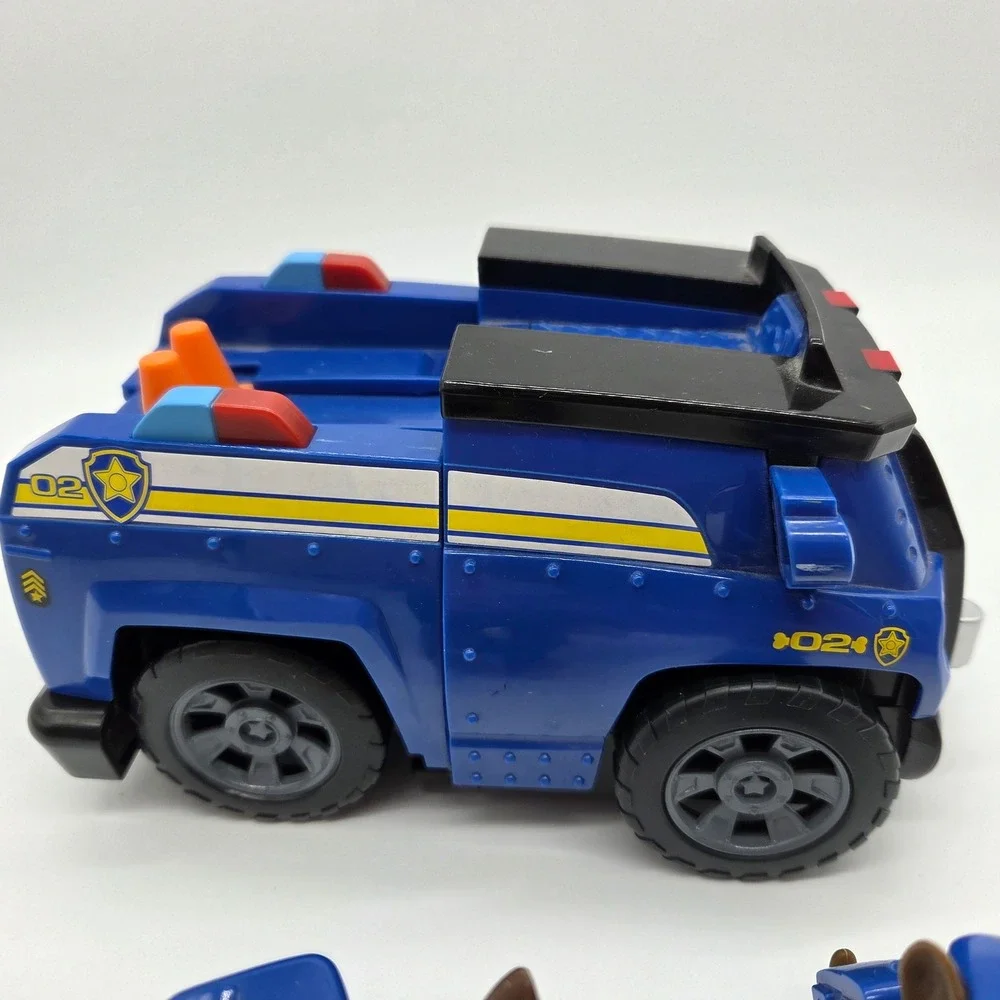 Paw Patrol Police Cruiser Toy Vehicle Kids OS Blue Chase Figures Set‎